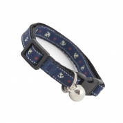 Anchors Away Cat Safety Collar - Blue